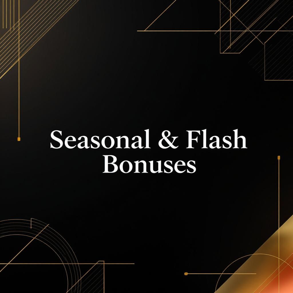 Seasonal & Flash Bonuses Seasonal & Flash Bonuses